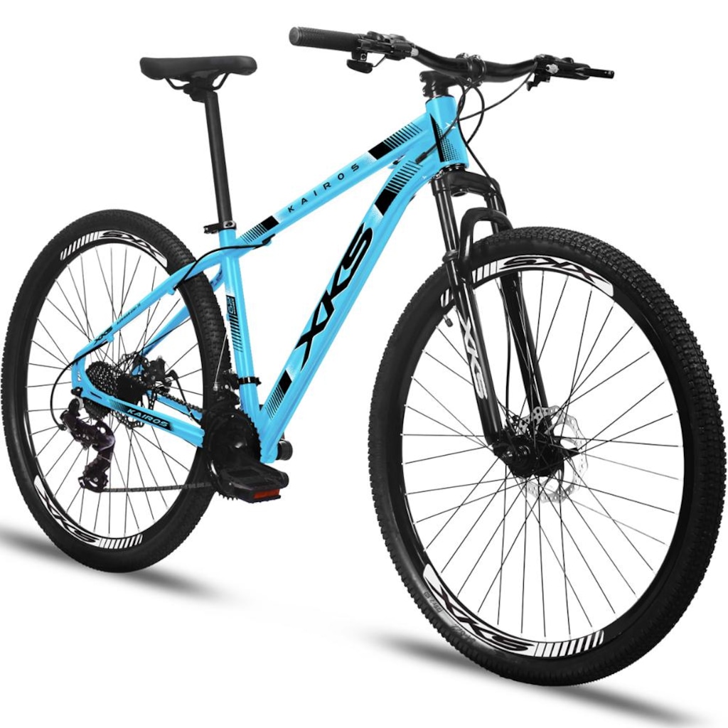 BICICLETA ARO 29 ALUMINIO KAIROS FREIO A DISCO 24 MARCHAS