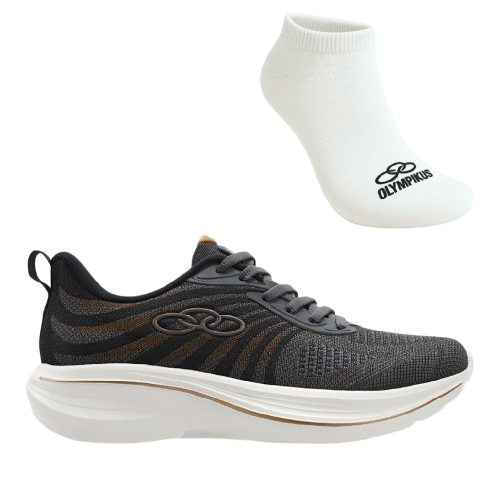 Tênis Feminino Olympikus Bruma +1 Par de Meia