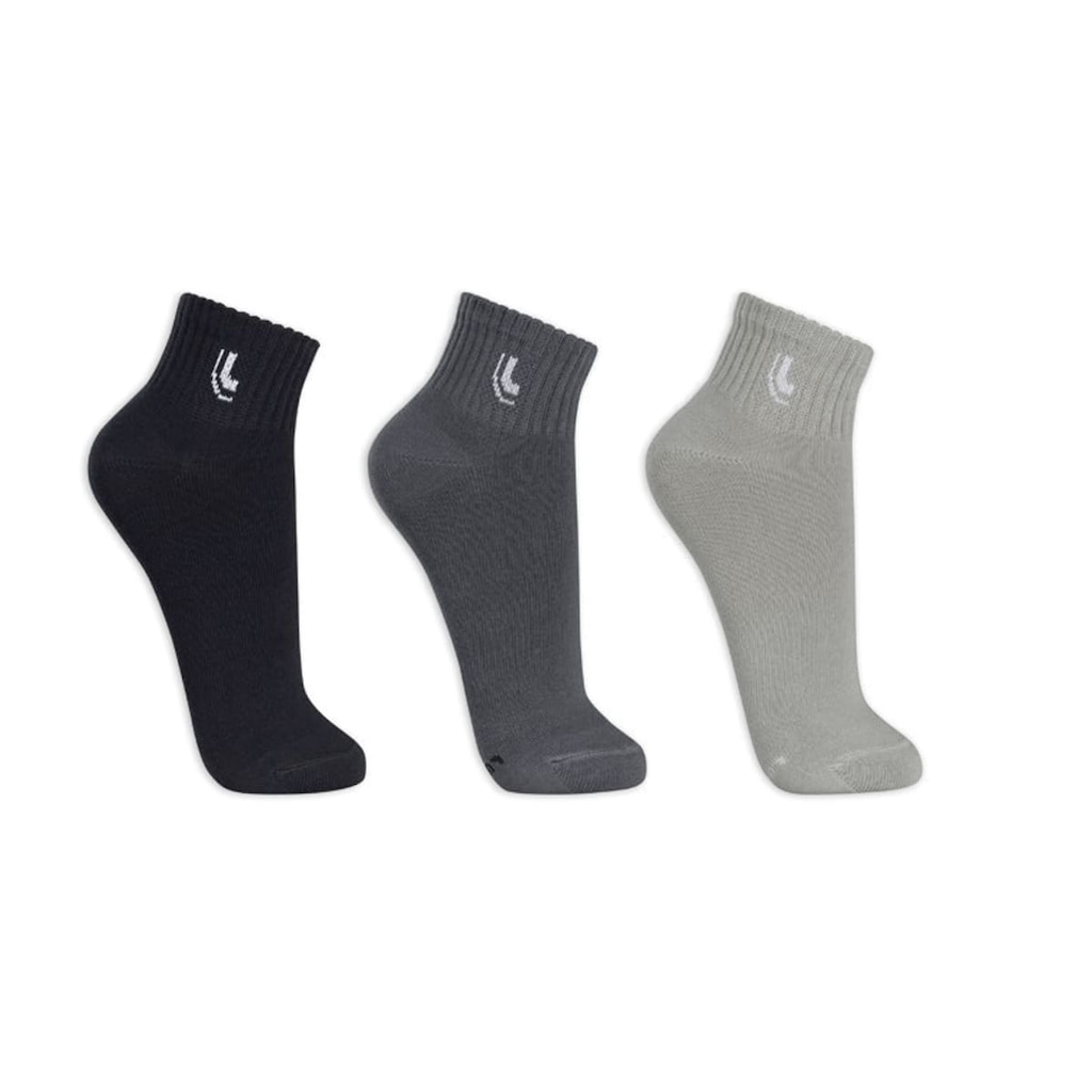 Meia Cano Curto Lupo com 3 Pares Unissex