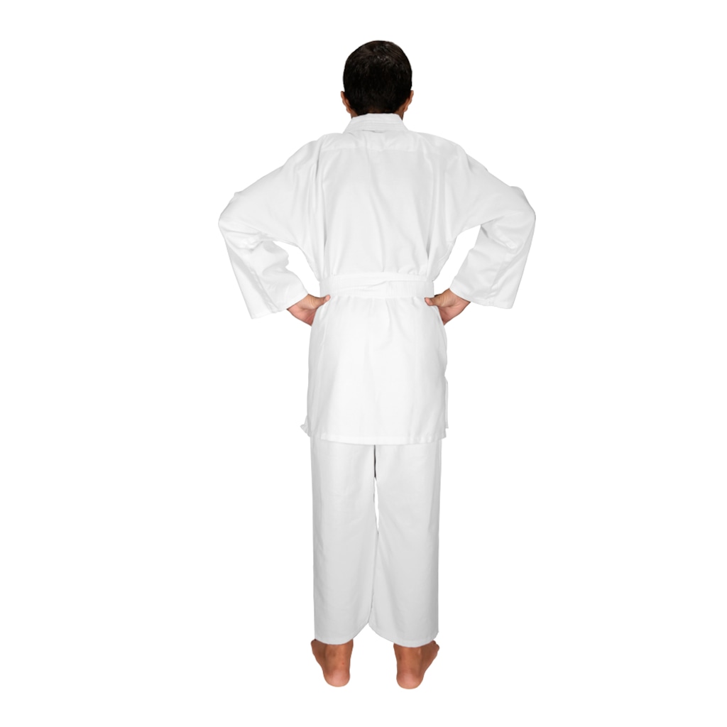 Imagem 2 do produto Kimono Judo Jiu Jitsu MKS Branco com faixa Infantil