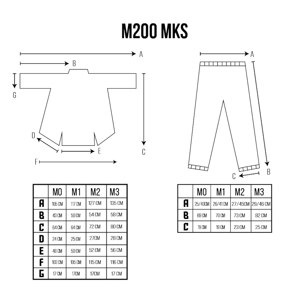 Imagem 4 do produto Kimono Judo Jiu Jitsu MKS Branco com faixa Infantil
