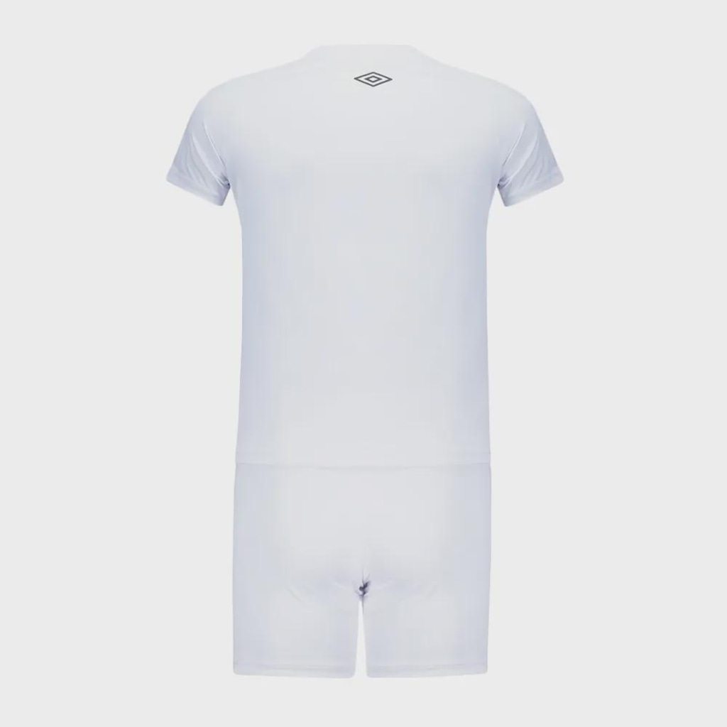 Imagem 2 do produto Kit Uniforme de Futebol Infantil Umbro Santos Oficial 2025