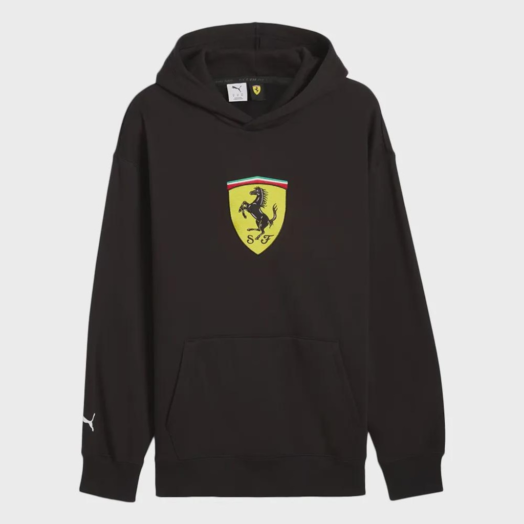 Blusão de Moletom Masculino Puma Ferrari Race Big Shield