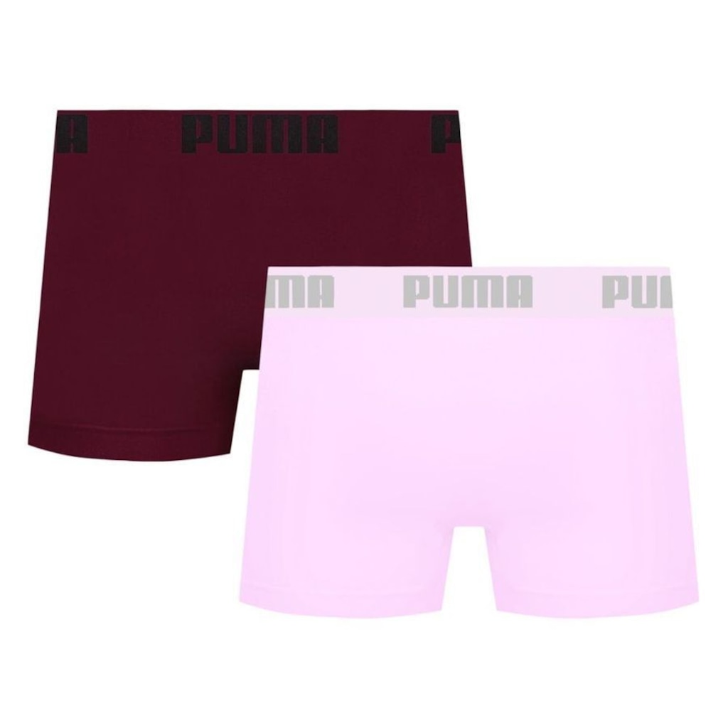 Imagem 2 do produto Kit 2 Cuecas Puma Boxer Sem Costura Masculina