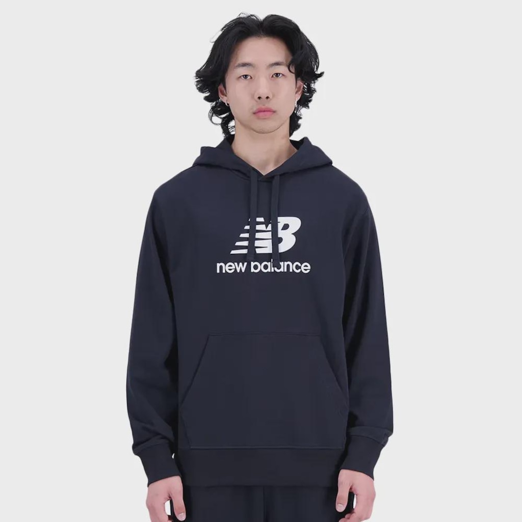 Blusão de Moletom Masculino New Balance Essentials Basic