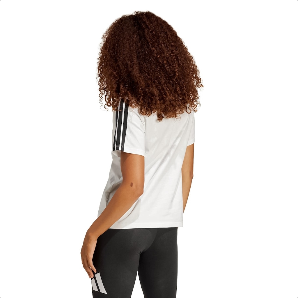Imagem 2 do produto Camiseta Feminina Adidas Essentials 3 Stripes Treino