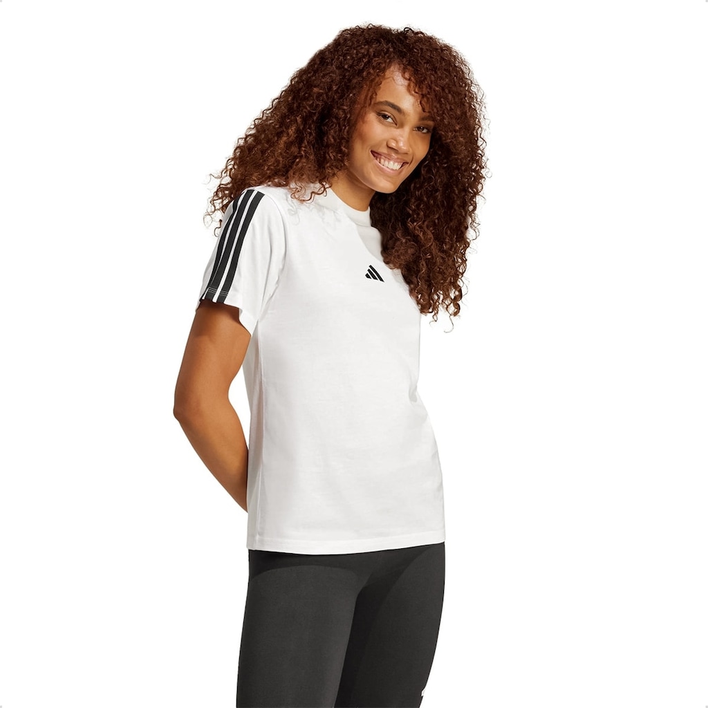 Imagem 4 do produto Camiseta Feminina Adidas Essentials 3 Stripes Treino