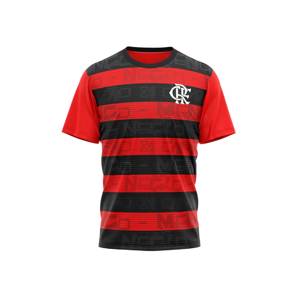 Imagem 4 do produto Kit 3 Camisas do Flamengo Blood + Confirm + Shout Braziline Masculino