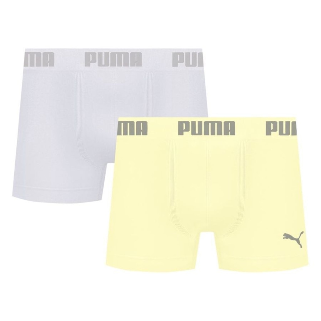 Kit 2 Cuecas Puma Boxer Sem Costura Masculina