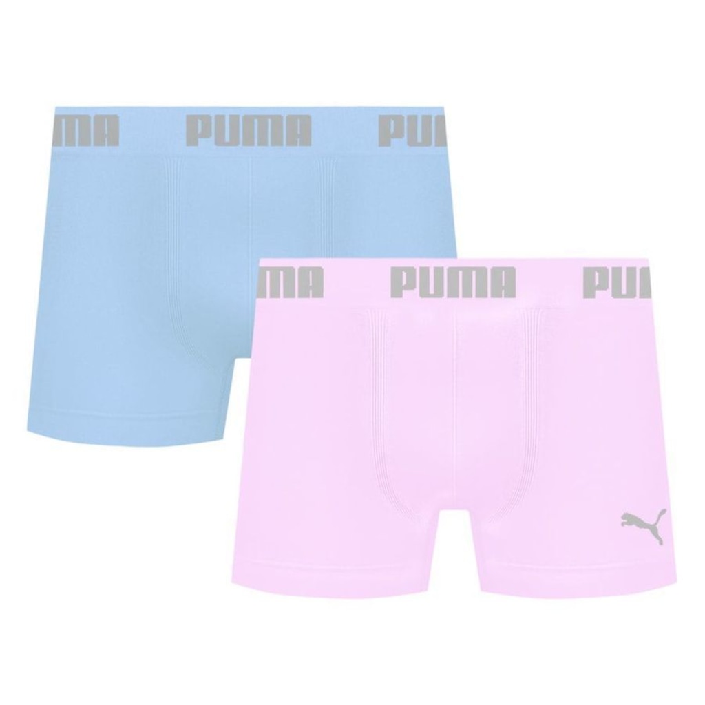 Imagem 1 do produto Kit 2 Cuecas Puma Boxer Sem Costura Masculina
