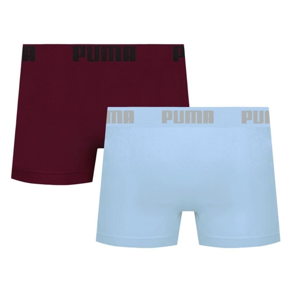 Imagem 2 do produto Kit 2 Cuecas Puma Boxer Sem Costura Masculina