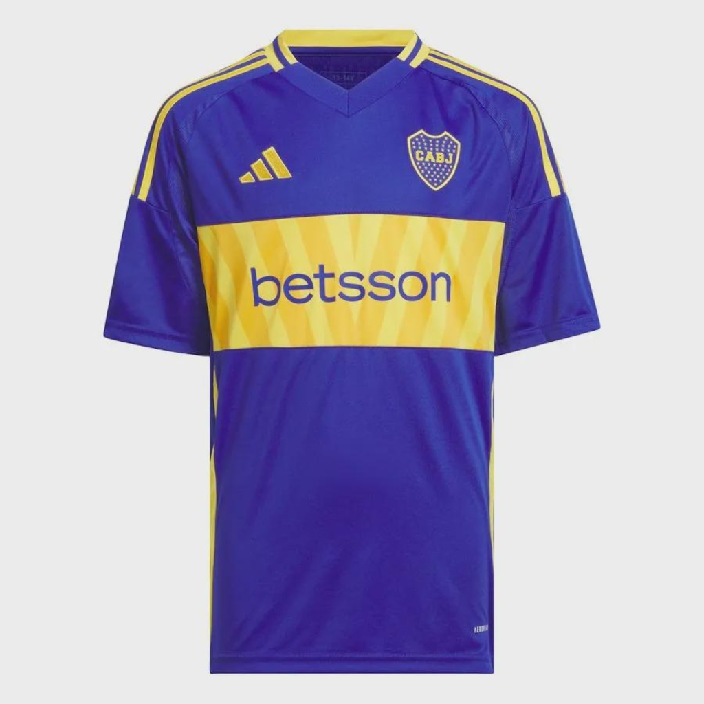 Camisa Boca Juniors I 2024/25 Infantil Adidas
