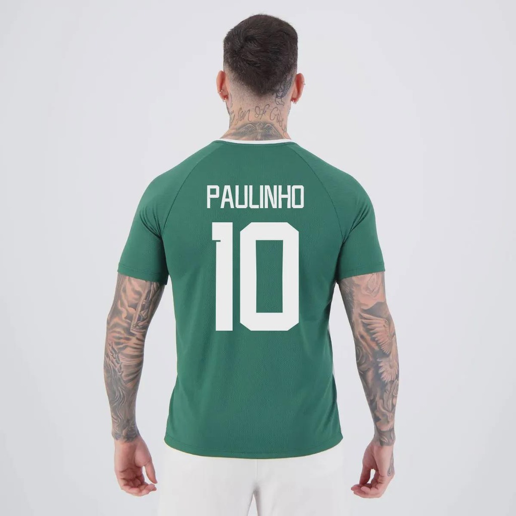 Camisa FutFanatics do Palmeiras Alviverde 10 Paulinho Masculina