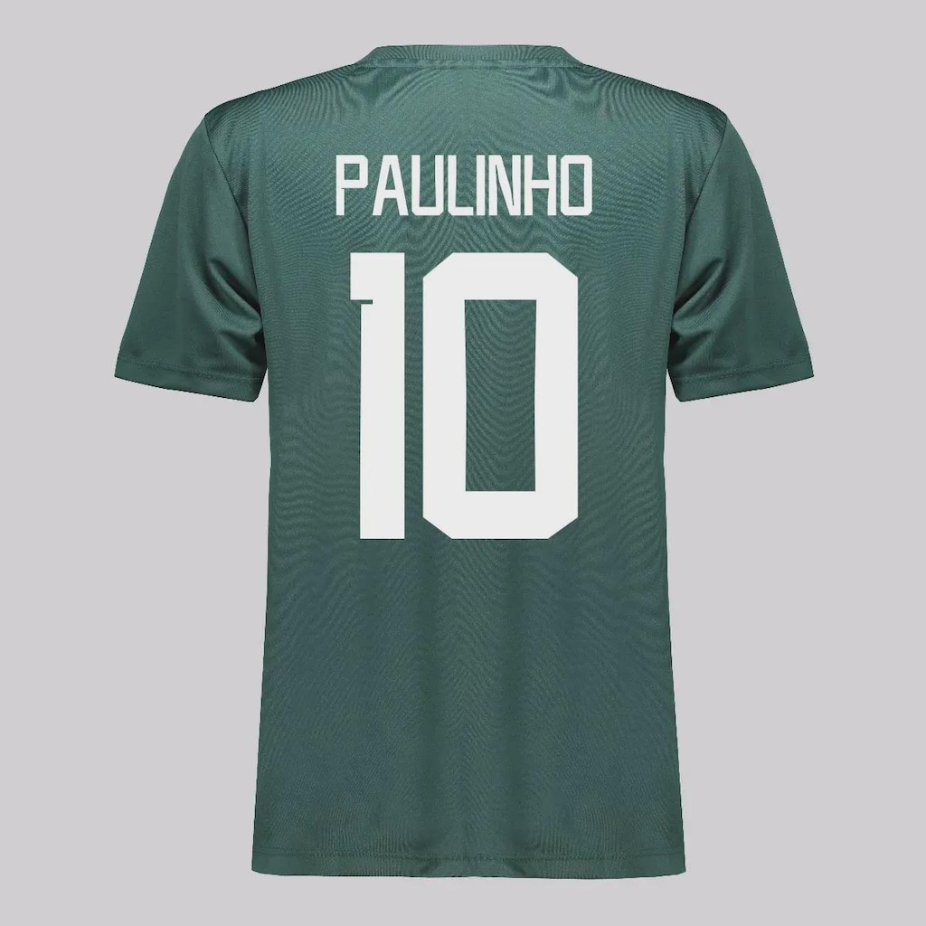 Camisa FutFanatics do Palmeiras 1914 II 10 Paulinho Infantil