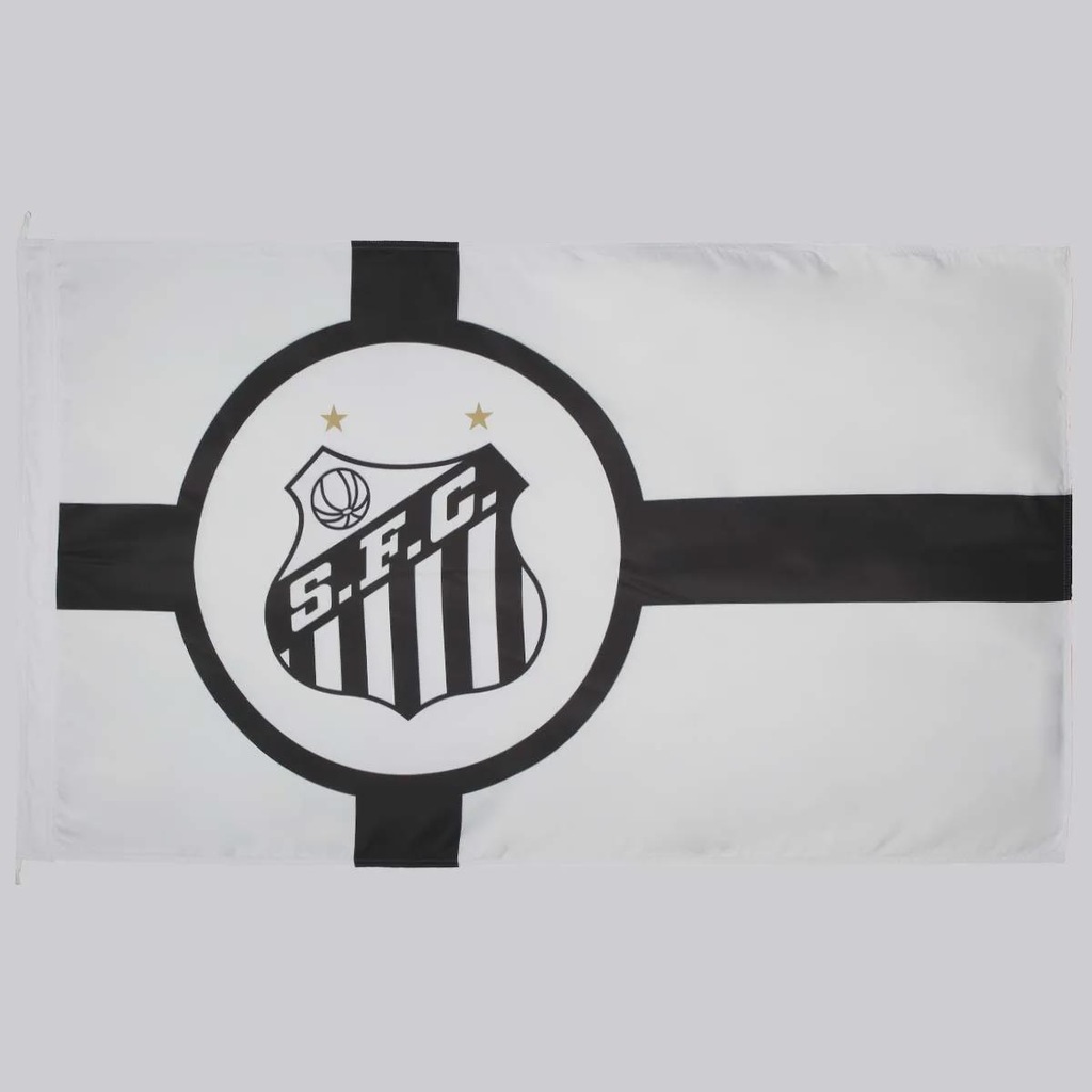 Bandeira FutFanatics do Santos Dupla Face