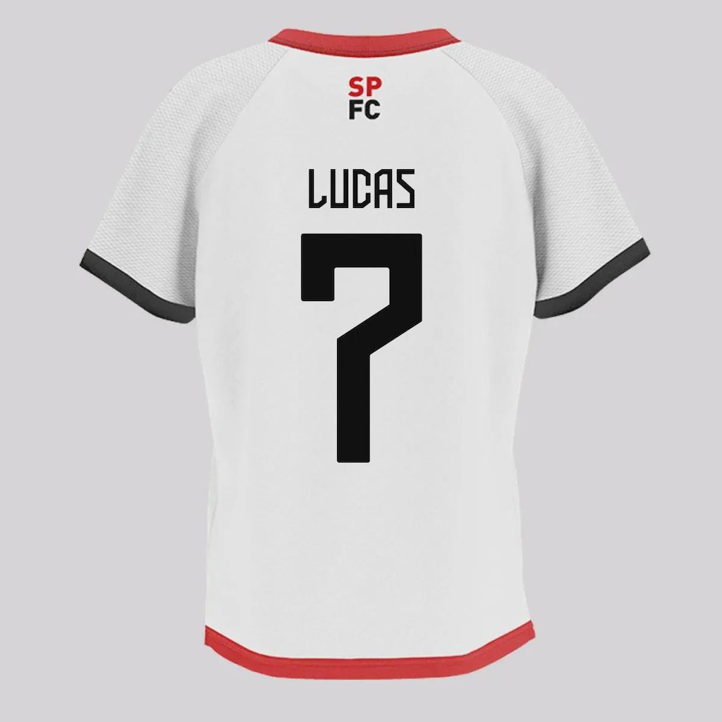 Camisa FutFanatics do São Paulo Lucas 7 Radix Infantil