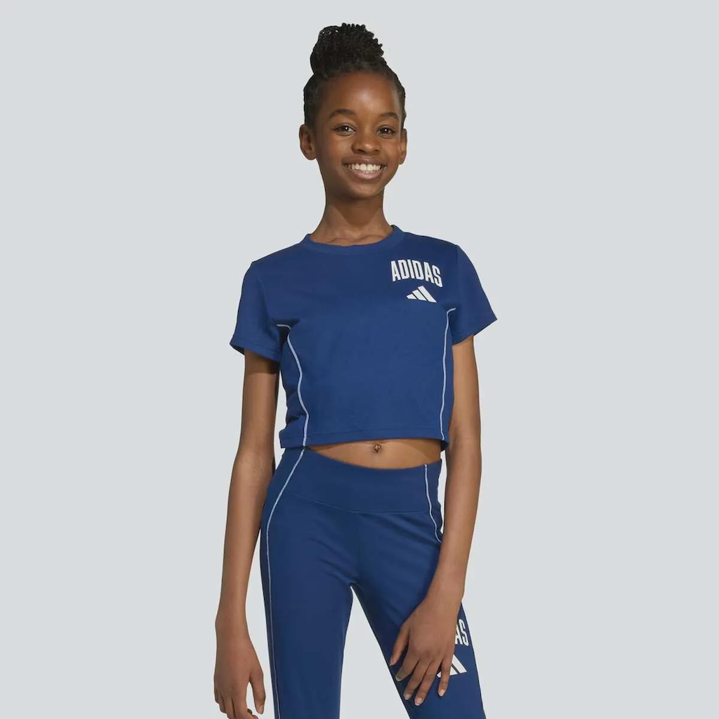 Camiseta adidas GL Tee Azul Infantil