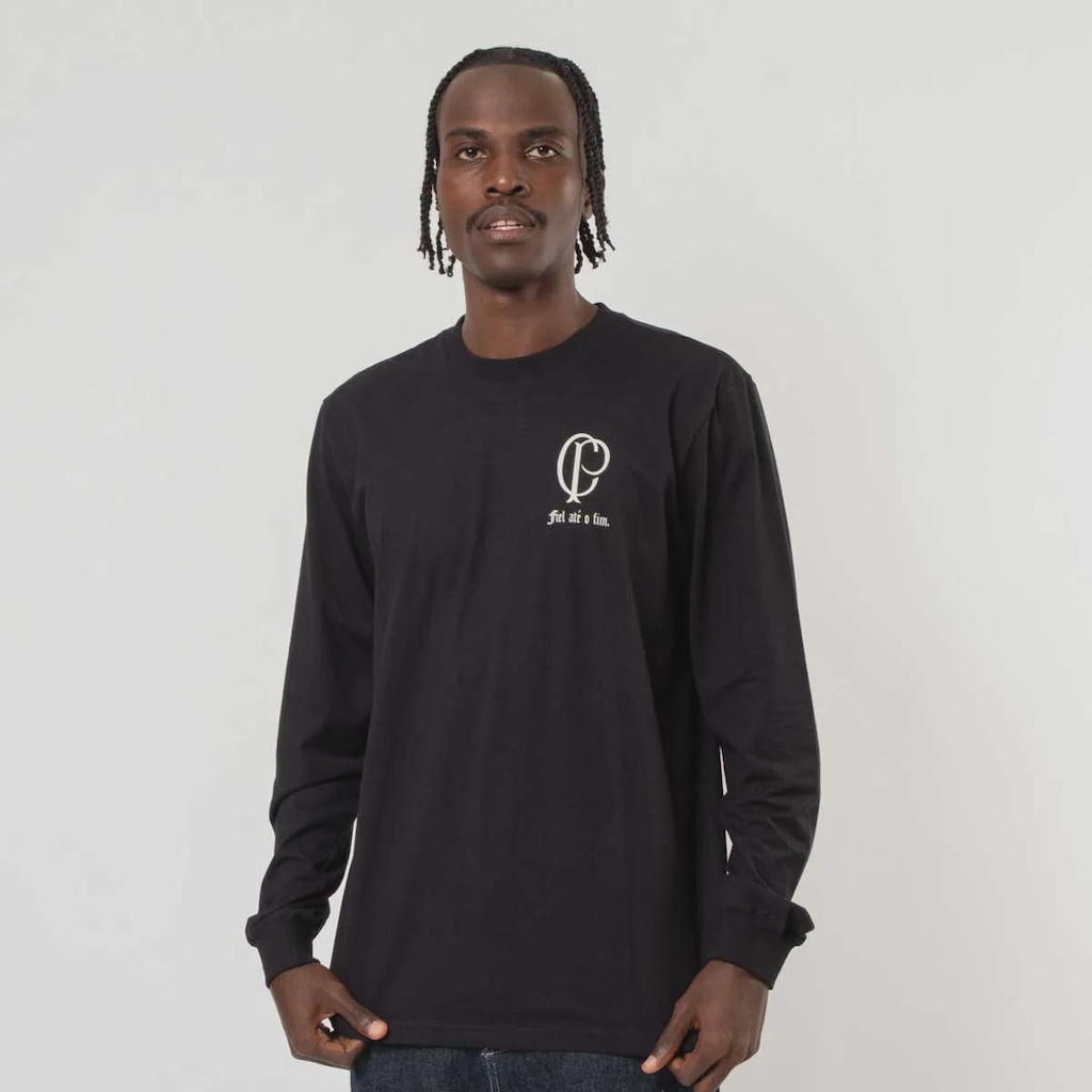 Camisa Manga Longa Corinthians São Jorge Masculina