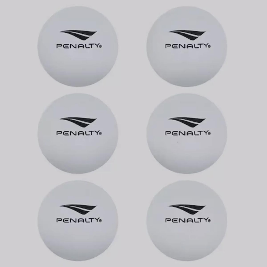 Kit C/ 6 Bolas de Tênis de Mesa Penalty