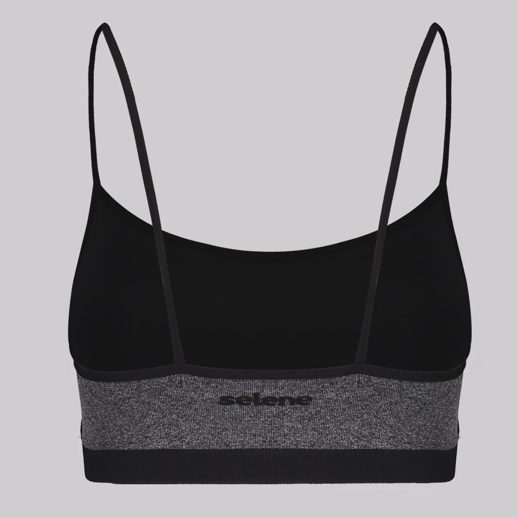 Imagem 3 do produto Top Selene Quadriculado Sem Costura com Bojo Removível Feminino