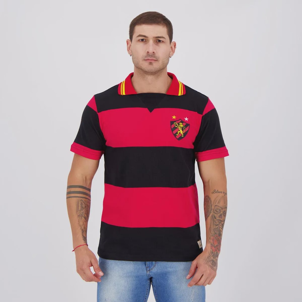 Camisa Sport Recife Retrô Copa do Nordeste 1994 Masculina