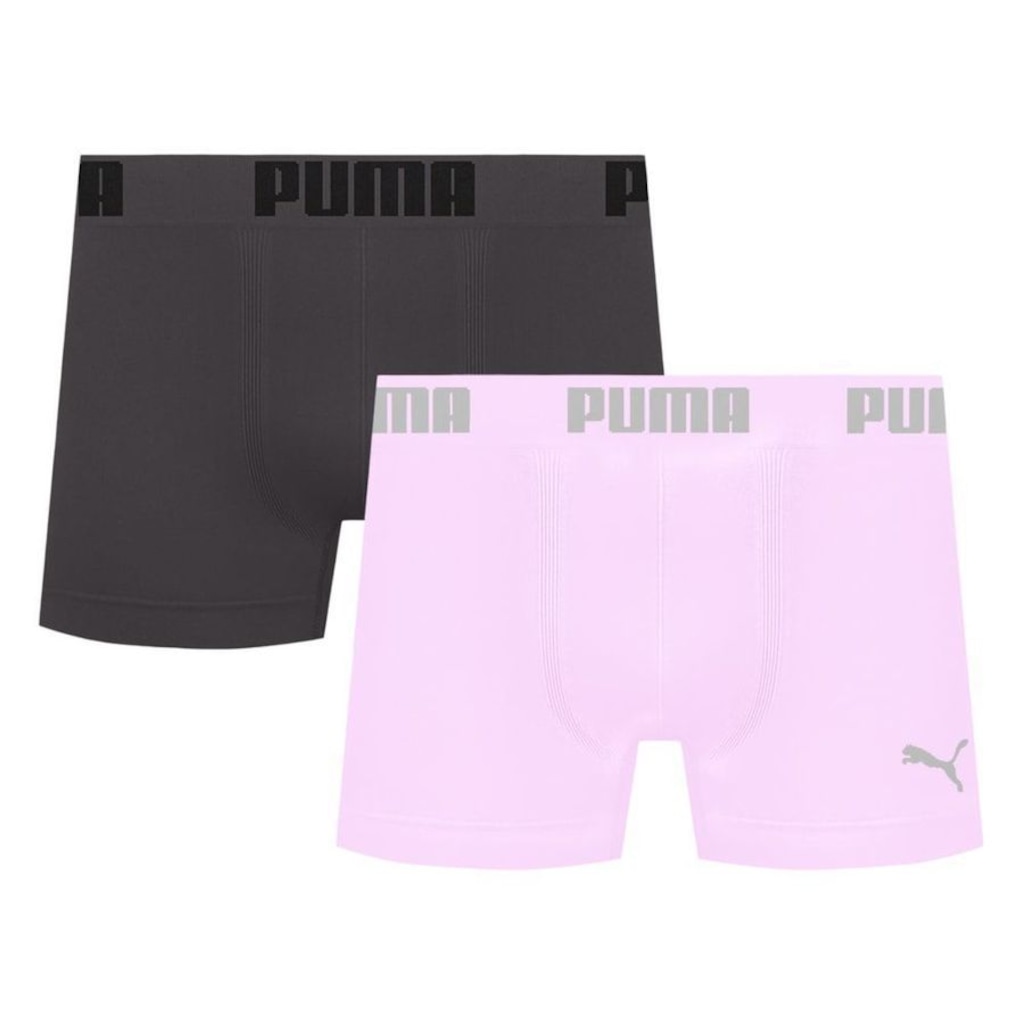 Kit 2 Cuecas Puma Boxer Sem Costura Masculina