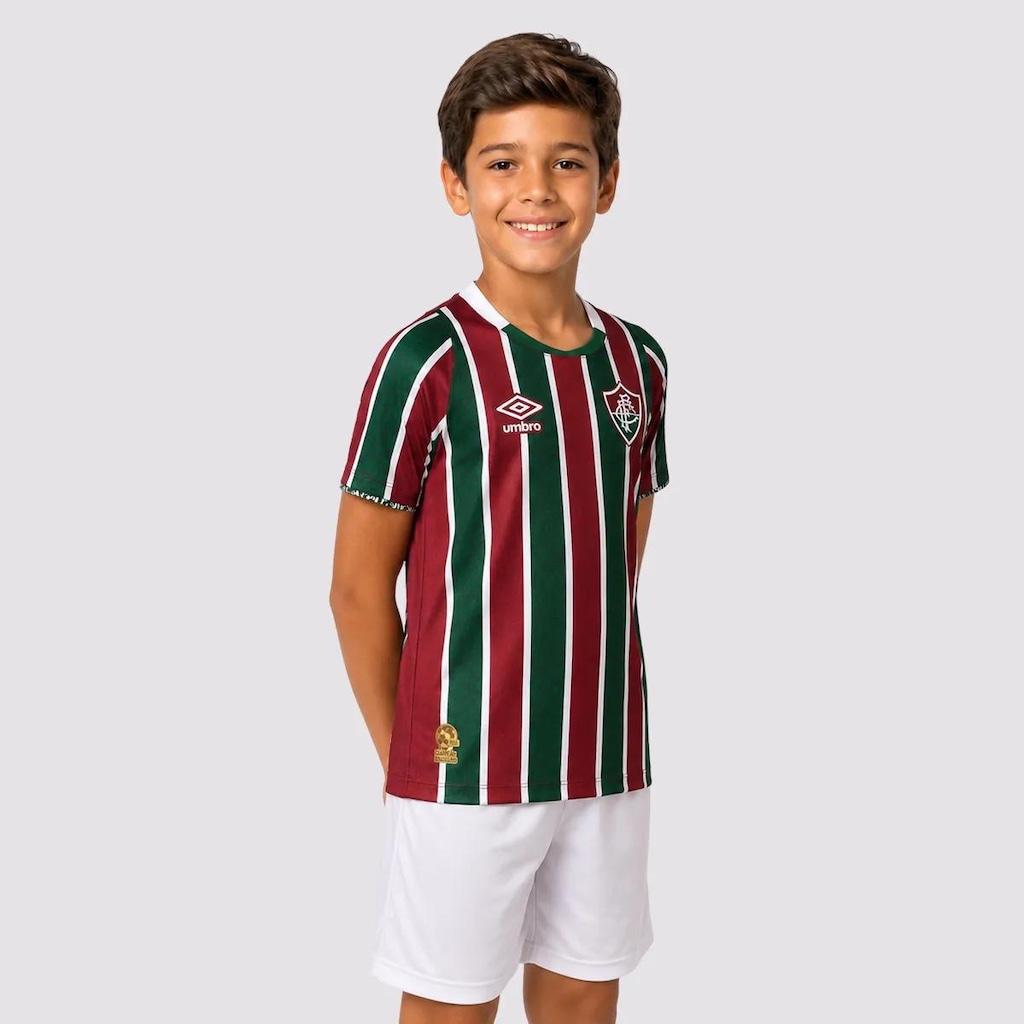 Imagem 2 do produto Camisa do Fluminense I 2024 Tricolor Umbro Infantil