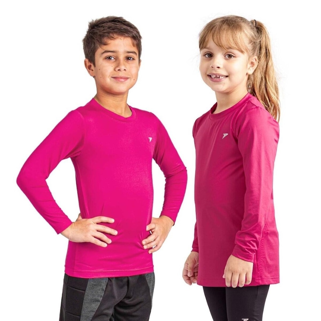 Camisa Térmica Infantil Poker Manga Longa Skin