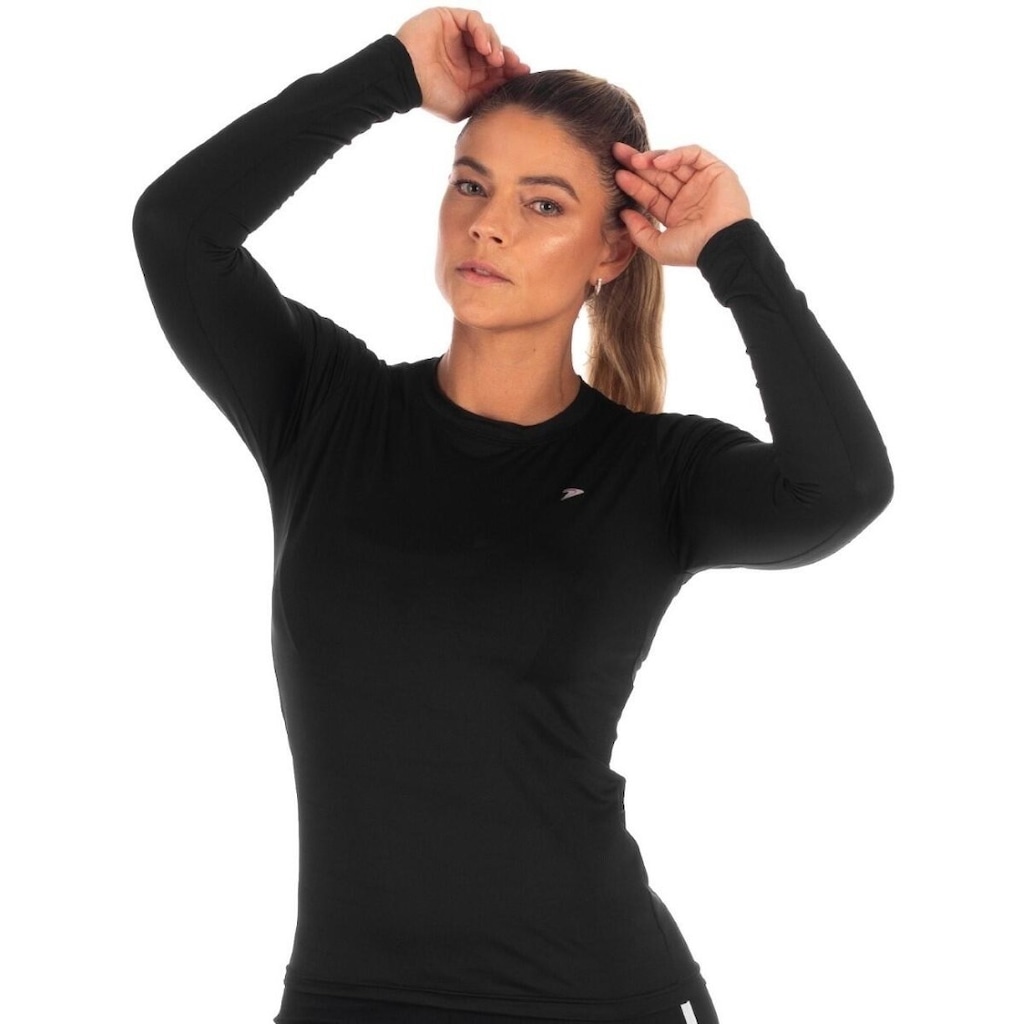 Imagem 2 do produto Camisa Térmica Feminina Poker Manga Longa Skin
