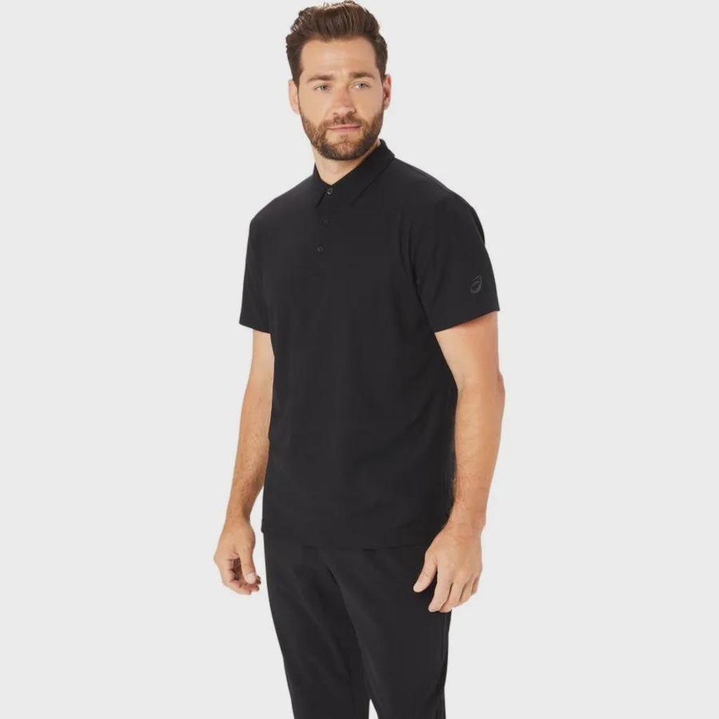 Imagem 2 do produto Camisa Polo Asics Spiral Embroidery Masculino