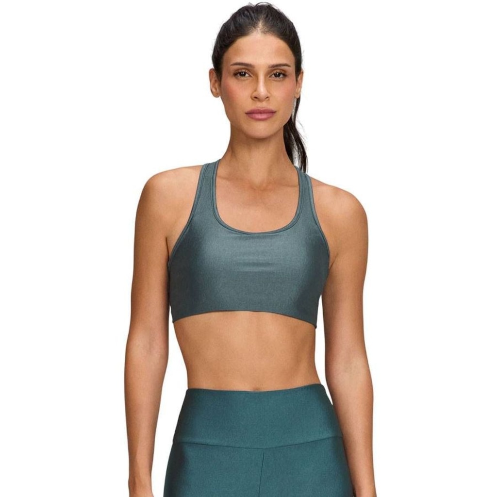 Top Feminino Alto Giro Eterno Shine Nadador