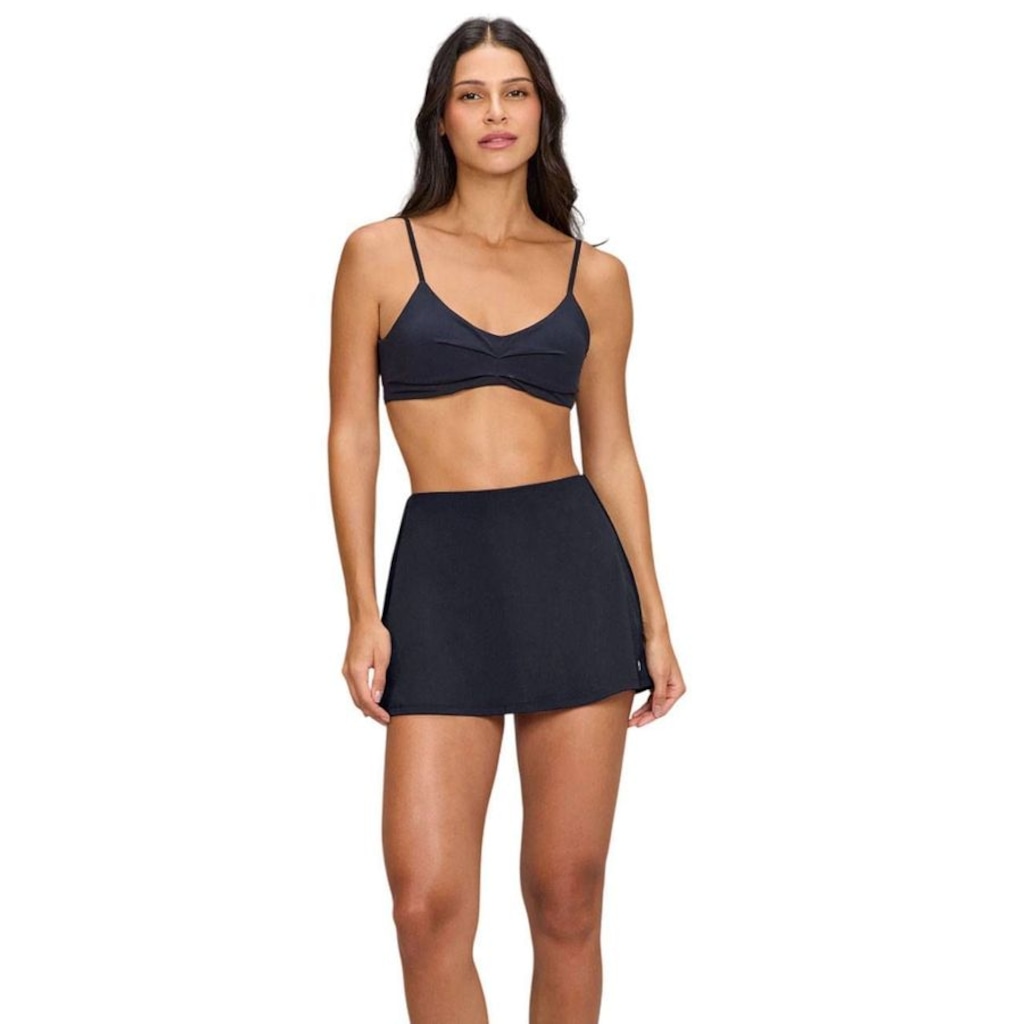 Saia Short Feminino Alto Giro Eterna Sobreposta