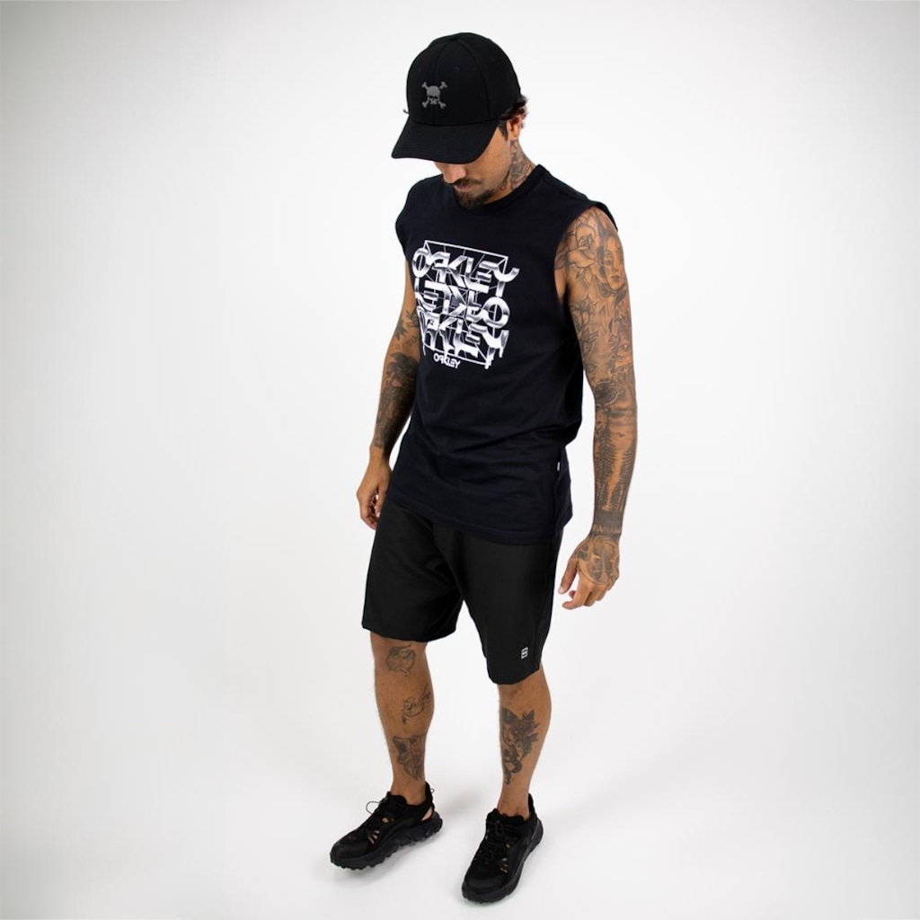 Imagem 3 do produto Camiseta Regata Oakley B1B Melted Metal Tank Masculina