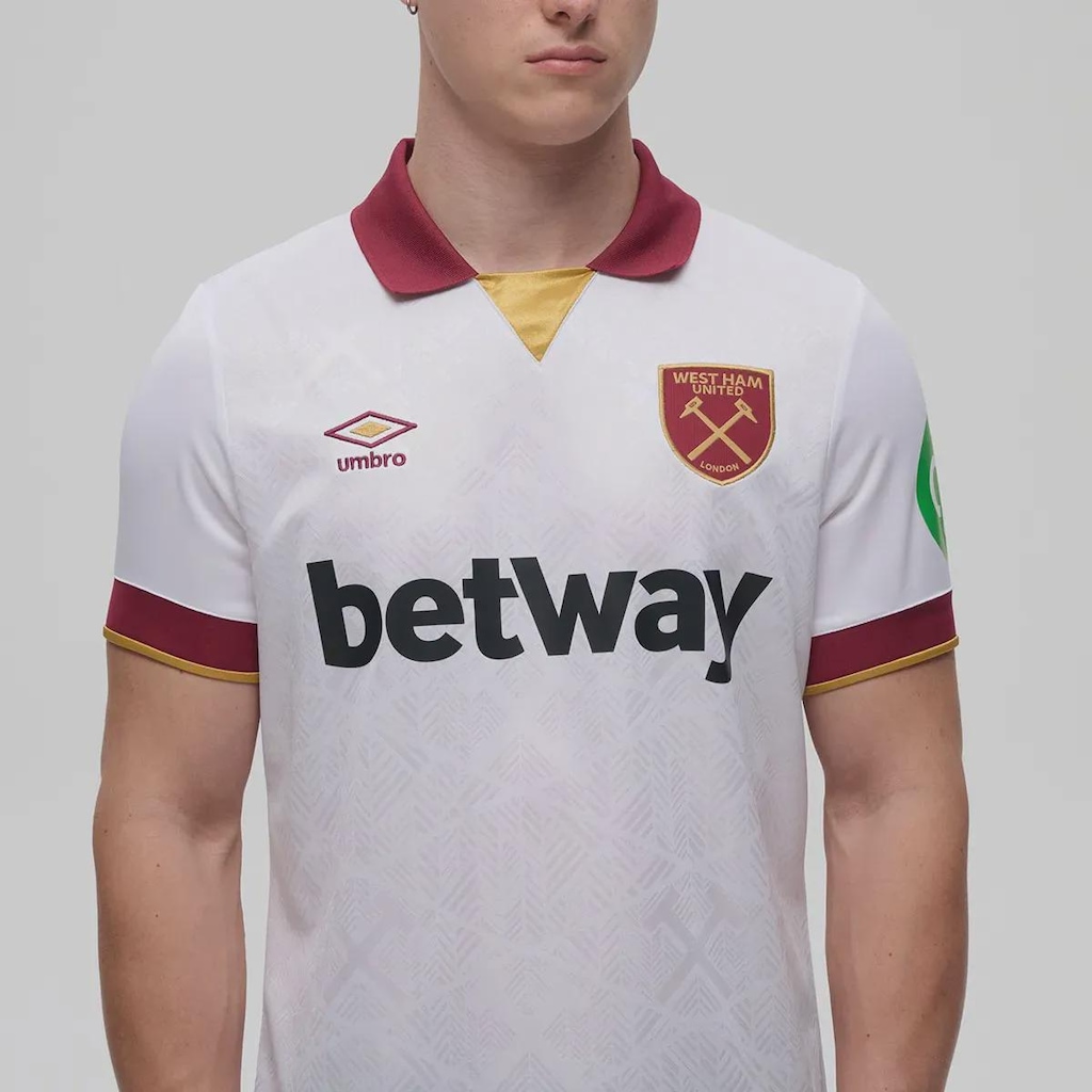Imagem 2 do produto Camisa West Ham III 2025 Umbro - Masculina - Torcedor