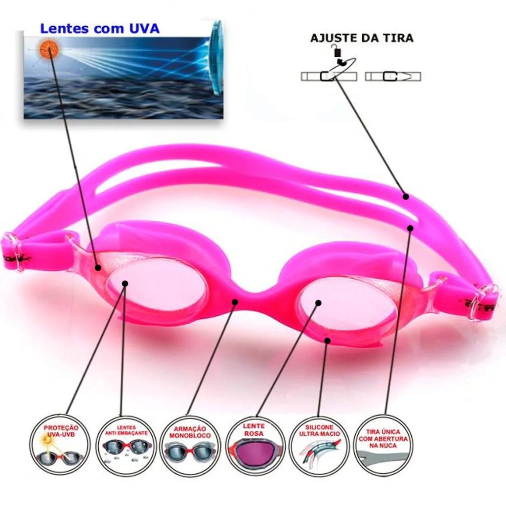 Imagem 3 do produto Óculos de Natação Gold Sports Little Fish Infantil