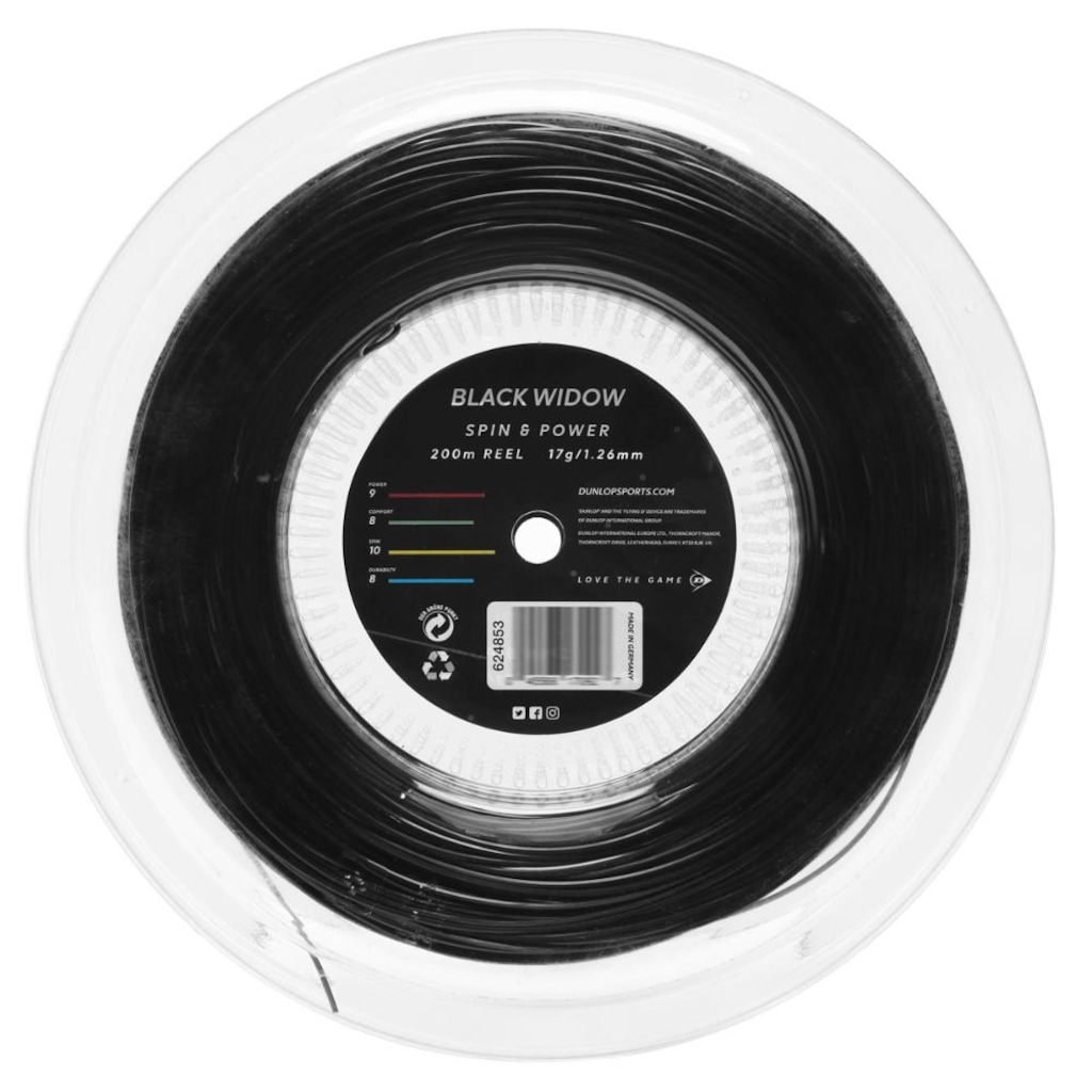 Imagem 3 do produto Corda Dunlop Black Widow 17g 1.26mm Rolo Com 200 Metros