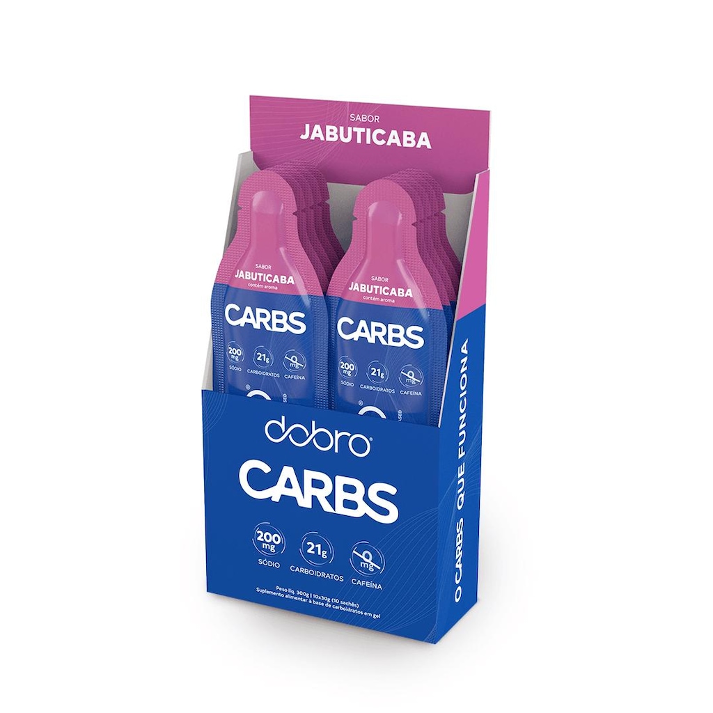 Carbs Gel sabor Jabuticaba - 10un x 30g