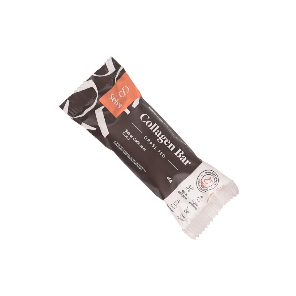 Barrinha Proteica Selvs de Colágeno Café com Coco 45g