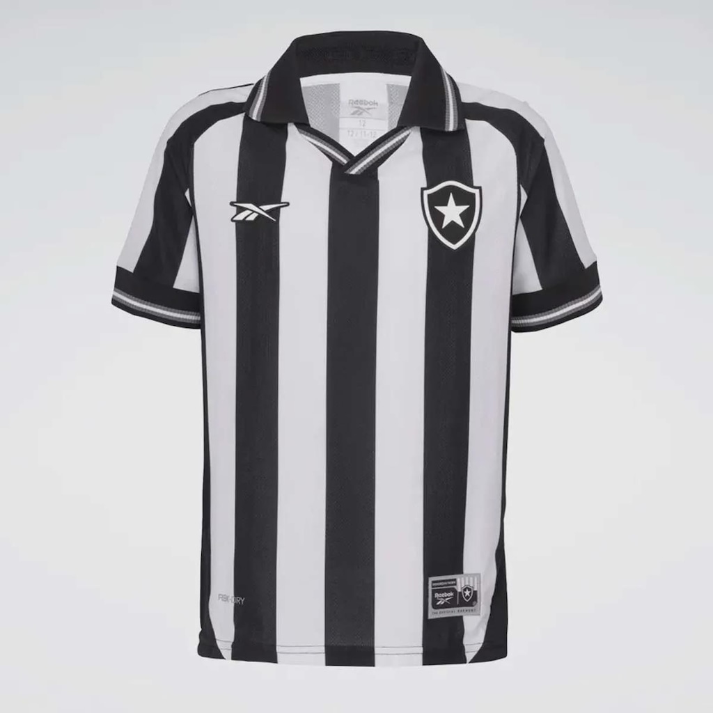 Camisa do Botafogo I 2025 Reebok Infantil