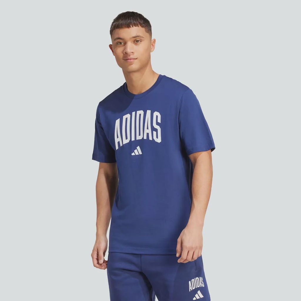 Camiseta adidas Grafica Collegiate - Masculina