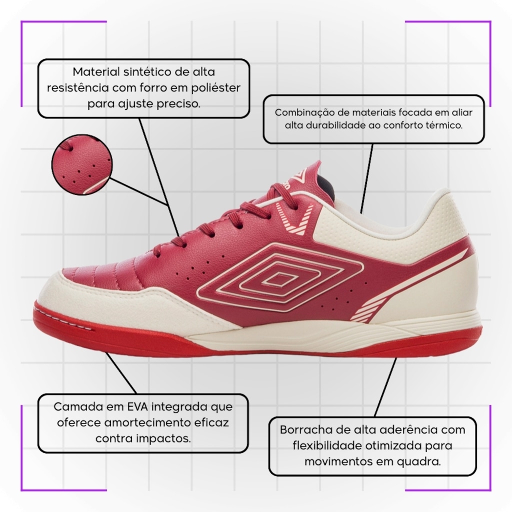 Imagem 5 do produto Chuteira Futsal Adulto Umbro Neo-Comfort