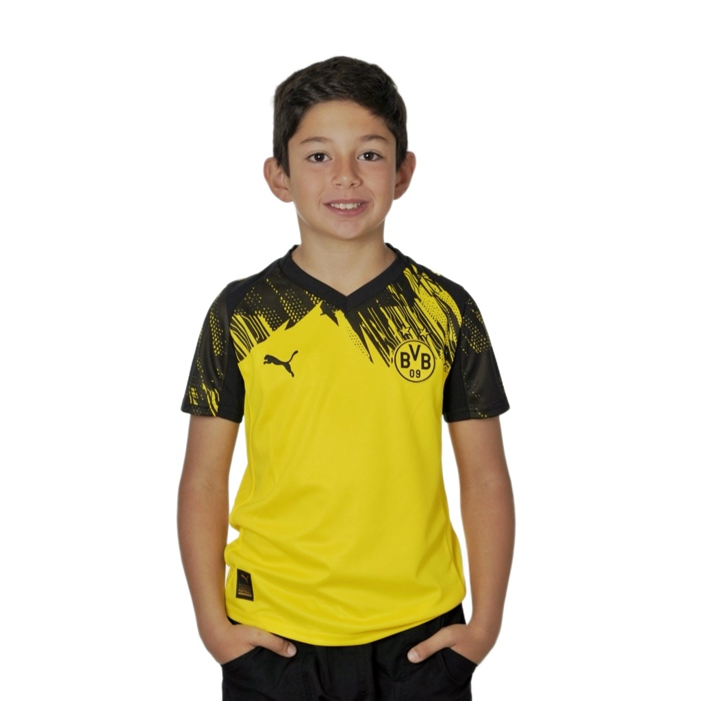 Camisa Borussia Dortmund I 25/26 Infantil Puma Torcedor