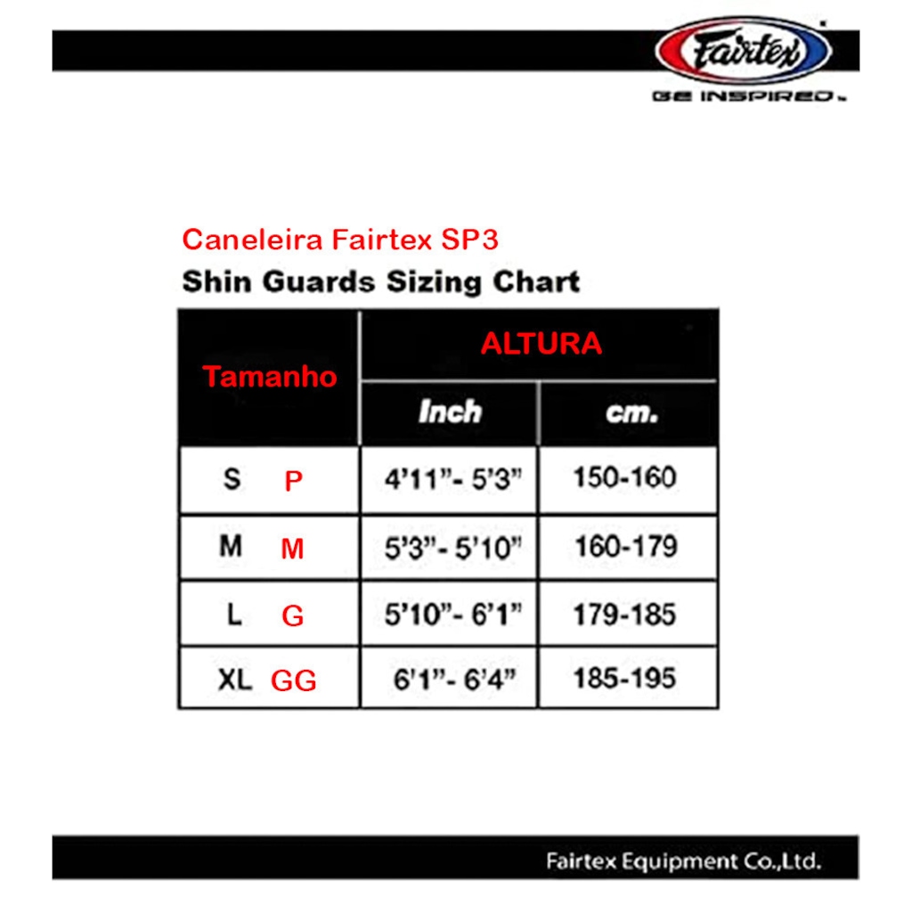 Imagem 5 do produto Caneleira Fairtex SP3 Pro Style