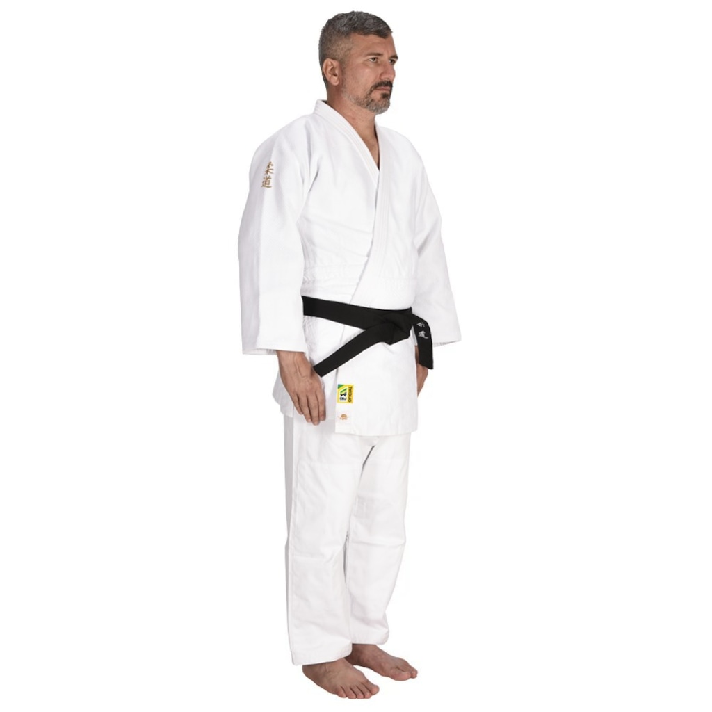 Imagem 3 do produto Kimono de Judô Adulto MKS CBJ Oficial Jisseki Gold Line Profissional