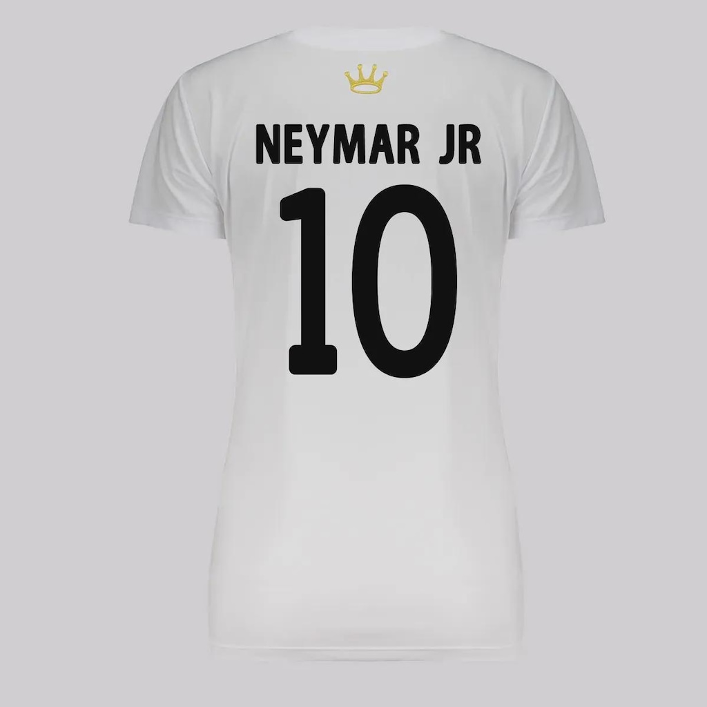 Camisa do Santos Logo 10 Neymar FutFanatics Feminina