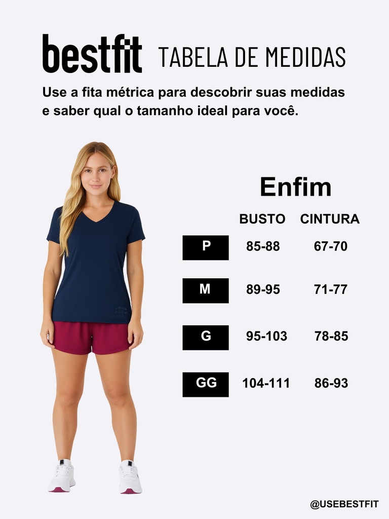 Imagem 4 do produto Camiseta Slim Feminina Enfim Malwee