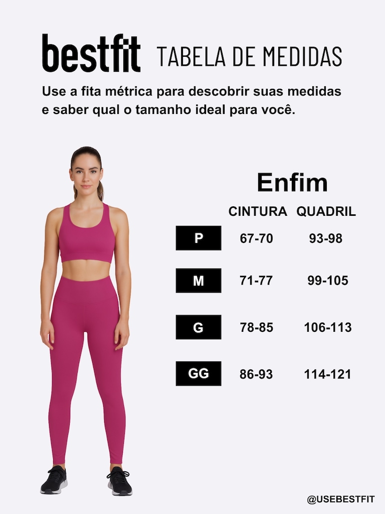 Imagem 4 do produto Calça Legging Feminina Enfim Malwee em Malha Dry