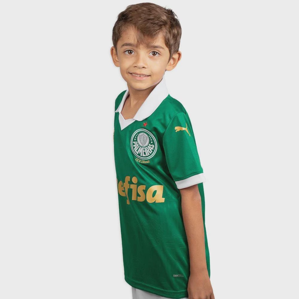 Imagem 3 do produto Camisa do Palmeiras I 24/25 Infantil Puma Torcedor