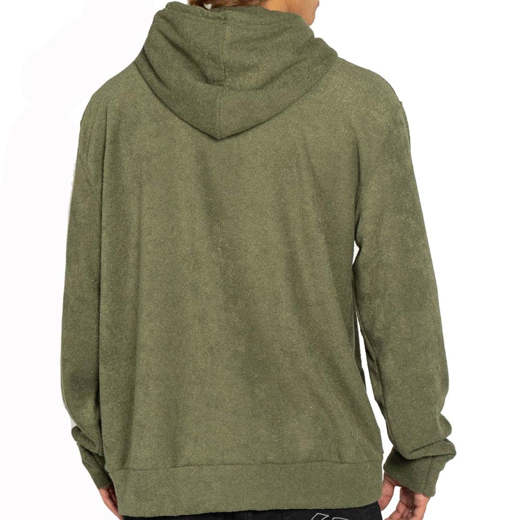 Imagem 2 do produto Blusão de Moletom Canguru Masculino Quiksilver Sea Cliffs WT25