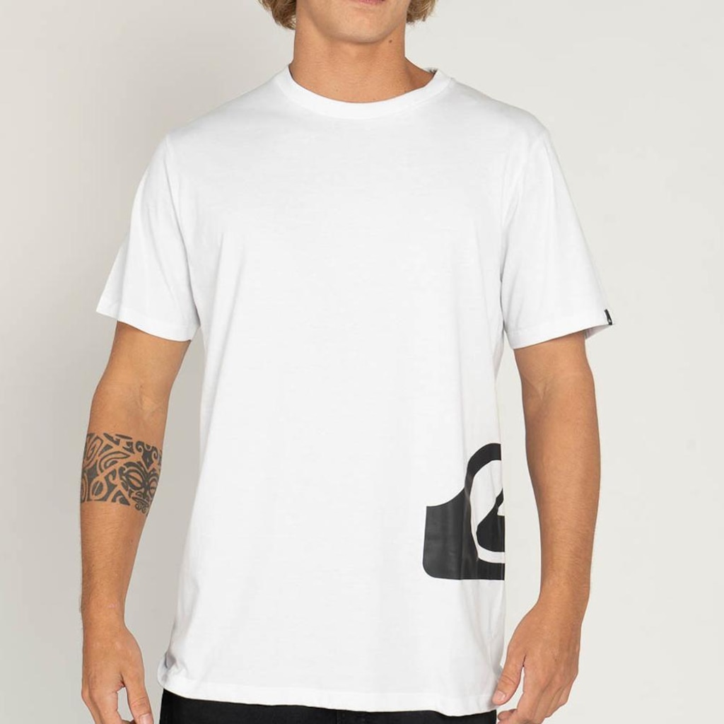 Camiseta Masculina Quiksilver Side Logo WT25